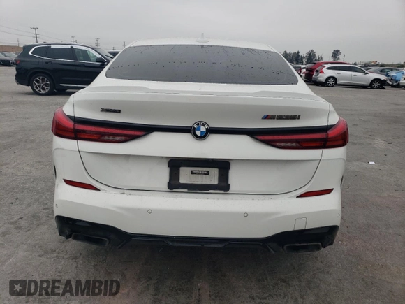 2020 BMW 2 Series M235i xDrive with VIN WBA13AL08L7F63077, listed as a Copart auction lot 50661825 with 44,879 mi miles and Salvage Title. Bid and sale history available at carsss.com. Image 6.