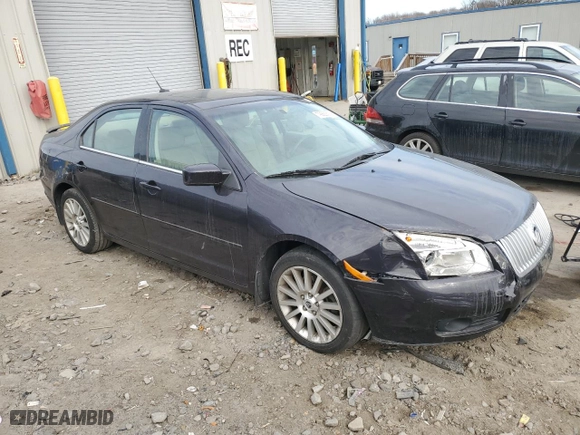2007 Mercury Milan Premier with VIN 3MEHM02147R662430, listed as a Copart auction lot 79922574 with 94,402 mi miles and Salvage Title. Bid and sale history available at carsss.com. Image 4.