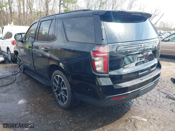 2023 Chevrolet Tahoe RST with VIN 1GNSCRKD7PR225100, listed as a IAAI auction lot 41758562 with 34,393 mi miles. Bid and sale history available at carsss.com. Image 3.