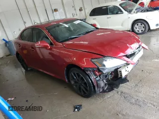 2011 Lexus IS 250 with VIN JTHCF5C29B5046176, listed as a Copart auction lot 56512275 with 132,329 mi miles and Salvage title. Bid and sale history available at DreamBid. Image 4.