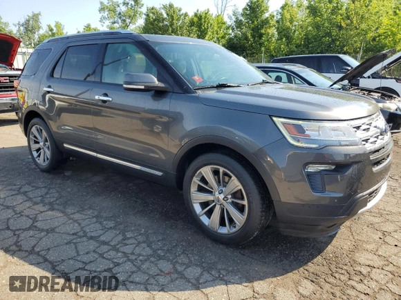 2018 Ford Explorer Limited z VIN 1FM5K7F87JGA70377, wystawiony jako Copart lot #63480215 z przebiegiem 129 825 mil mil oraz Czysty tytuł • Clean title. Historia ofert i sprzedaży dostępna na DreamBid. Obrazek 4.
