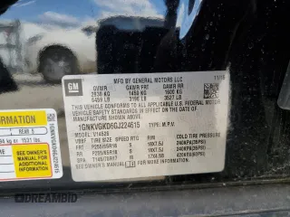 2016 Chevrolet Traverse LT z VIN 1GNKVGKD6GJ224615, wystawiony jako Copart lot #54907605 z przebiegiem Nie podano mil oraz Szkoda całkowita • Salvage title. Historia ofert i sprzedaży dostępna na DreamBid. Obrazek 13.