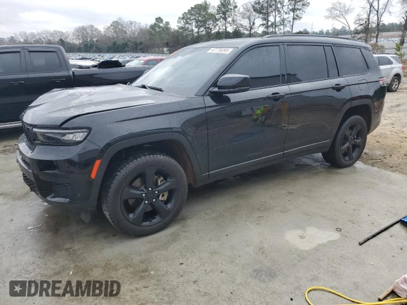 2023 Jeep Grand Cherokee Laredo z VIN 1C4RJJAG4P8814041, wystawiony jako Copart lot #42776095 z przebiegiem 71 111 mil mil oraz Szkoda całkowita • Salvage title. Historia ofert i sprzedaży dostępna na DreamBid. Obrazek 1.