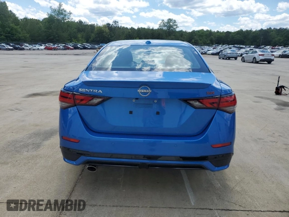2024 Nissan Sentra SR z VIN 3N1AB8DV0RY281063, wystawiony jako Copart lot #54754635 z przebiegiem 6 858 mil mil oraz Szkoda całkowita • Salvage title. Historia ofert i sprzedaży dostępna na DreamBid. Obrazek 6.