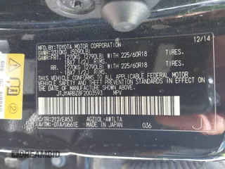 2015 Lexus NX 200t with VIN JTJYARBZ8F2003593, listed as a IAAI auction lot 42577517 with 117,965 mi miles and . Bid and sale history available at DreamBid. Image 9.