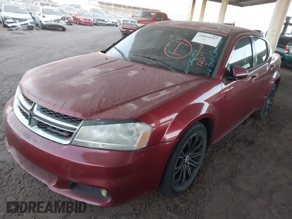2014 Dodge Avenger SXT z VIN 1C3CDZCB3EN202882, wystawiony jako IAAI lot #41014567 z przebiegiem 152 793 mil mil oraz . Historia ofert i sprzedaży dostępna na DreamBid. Obrazek 2.