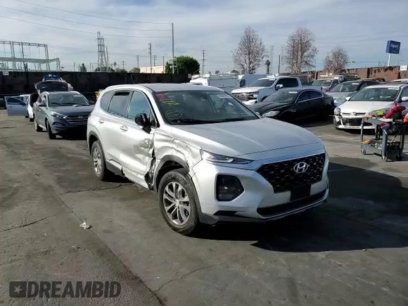 2019 Hyundai Santa Fe SE with VIN 5NMS2CAD2KH122836, listed as a Copart auction lot 68588232 with 76,345 mi miles. Bid and sale history available at carsss.com. Image 12.