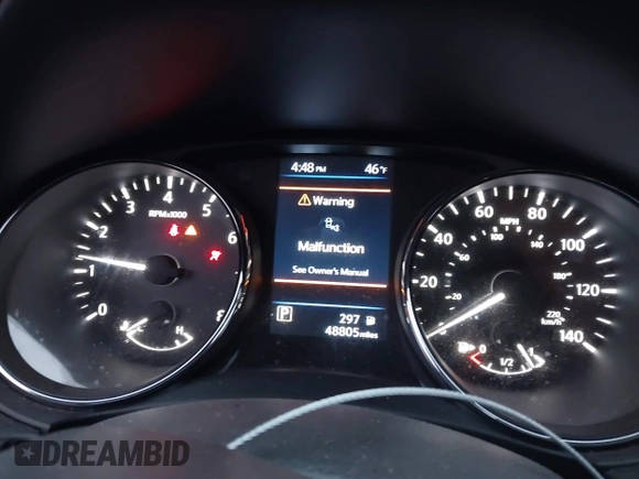 2020 Nissan Rogue SL with VIN 5N1AT2MV3LC816115, listed as a IAAI auction lot 41216506 with 48,805 mi miles and . Bid and sale history available at DreamBid. Image 7.