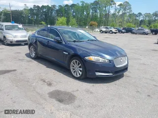 2013 Jaguar XF I4 RWD with VIN SAJWA0ES6DPS96674, listed as a IAAI auction lot 41594788 with 1 mi miles. Bid and sale history available at carsss.com. Image 1.