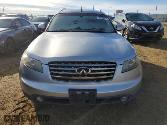 2005 Infiniti FX с VIN JNRAS08U55X100373, выставлен на аукционе Copart как лот 87104814 с пробегом 260 222 миль миль и Чистый • Clean title. История ставок и продаж доступна на DreamBid. Изображение 5.
