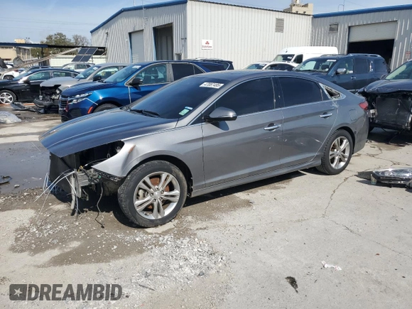 2018 Hyundai Sonata Limited with VIN 5NPE34AF3JH650517, listed as a Copart auction lot 47087485 with 169,071 mi miles and Salvage Title. Bid and sale history available at carsss.com. Image 1.
