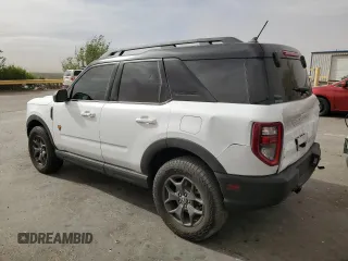 2021 Ford Bronco Sport Badlands z VIN 3FMCR9D96MRA87307, wystawiony jako Copart lot #53701625 z przebiegiem 27 744 mil mil oraz Szkoda całkowita • Salvage title. Historia ofert i sprzedaży dostępna na DreamBid. Obrazek 2.
