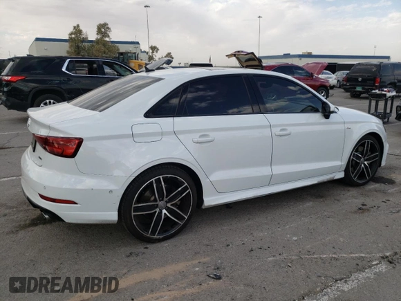 2020 Audi A3 Sedan S line Premium Plus with VIN WAUJEGFF9LA006286, listed as a Copart auction lot 57950474 with 47,274 mi miles and Salvage Title. Bid and sale history available at carsss.com. Image 3.