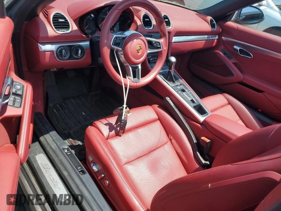 2023 Porsche Boxster with VIN WP0CA2A8XPS205012, listed as a Copart auction lot 59176455 with Not provided miles and Salvage title. Bid and sale history available at DreamBid. Image 8.