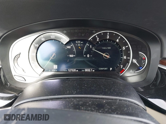 2019 BMW 5 Series 530i xDrive with VIN WBAJA7C5XKWW31983, listed as a IAAI auction lot 41893477 with 127,535 mi miles and . Bid and sale history available at DreamBid. Image 7.