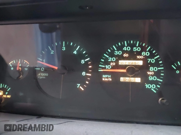 1995 Jeep Grand Cherokee Laredo with VIN 1J4GZ58S6SC765863, listed as a IAAI auction lot 41797726 with 234,715 mi miles and . Bid and sale history available at DreamBid. Image 7.