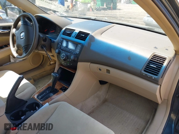 2005 Honda Accord EX with VIN 1HGCM56705A128101, listed as a IAAI auction lot 42098036 with 143,838 mi miles and . Bid and sale history available at DreamBid. Image 5.