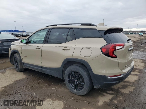 2022 GMC Terrain AT4 with VIN 3GKALYEV8NL293515, listed as a Copart auction lot 49963305 with 48,554 mi miles and Salvage Title. Bid and sale history available at DreamBid. Image 2.