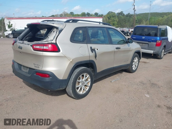 2015 Jeep Cherokee Sport z VIN 1C4PJLAB7FW732855, wystawiony jako IAAI lot #42276146 z przebiegiem 157 674 mil mil oraz . Historia ofert i sprzedaży dostępna na DreamBid. Obrazek 4.