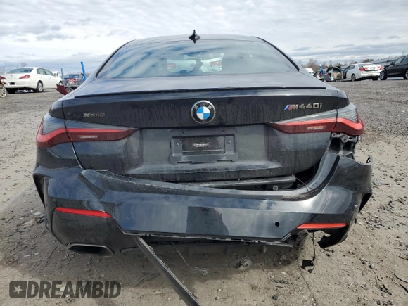 2021 BMW 4 Series M440i xDrive with VIN WBA13AR06MCF77172, listed as a Copart auction lot 47683065 with Not Provided miles and Salvage Title. Bid and sale history available at DreamBid. Image 6.