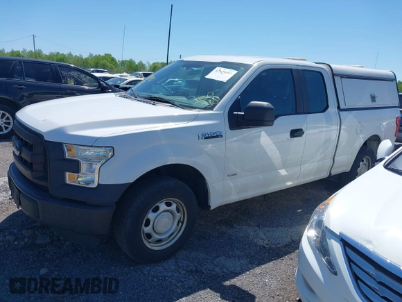 2016 Ford F-150 XL with VIN 1FTEX1CG0GFC65847, listed as a IAAI auction lot 42109907 with 184,087 mi miles and . Bid and sale history available at carsss.com. Image 17.