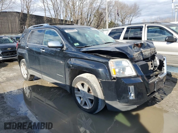 2011 GMC Terrain SLT-2 with VIN 2CTFLXEC7B6417627, listed as a Copart auction lot 46609635 with 141,252 mi miles and Clean Title. Bid and sale history available at DreamBid. Image 4.