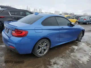 2016 BMW 2 Series M235i xDrive with VIN WBA1J9C54GV696692, listed as a Copart auction lot 44494055 with 0 mi miles and Clean Title. Bid and sale history available at carsss.com. Image 3.