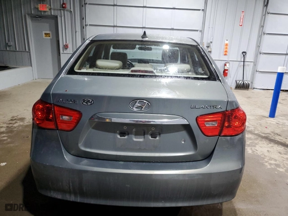 2010 Hyundai Elantra SE with VIN KMHDU4AD7AU906389, listed as a Copart auction lot 86431224 with 150,331 mi miles and Salvage Title. Bid and sale history available at carsss.com. Image 6.