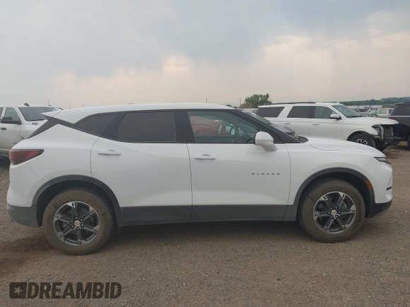 2025 Chevrolet Blazer LT with VIN 3GNKBHR46SS129936, listed as a IAAI auction lot 42761321 with 15,095 mi miles and . Bid and sale history available at DreamBid. Image 13.