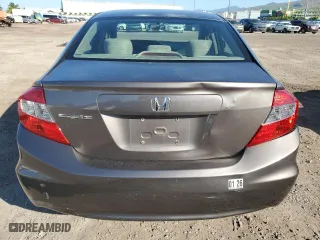 2012 Honda Civic Sdn LX with VIN 2HGFB2F5XCH526592, listed as a Copart auction lot 50404725 with 173,532 mi miles and Clean Title. Bid and sale history available at carsss.com. Image 6.