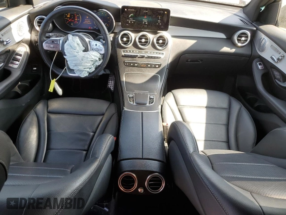 2021 Mercedes-Benz GLC 300 with VIN W1N0G8EB8MF872703, listed as a Copart auction lot 60322035 with 56,609 mi miles and Salvage title. Bid and sale history available at DreamBid. Image 8.