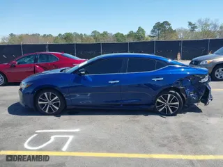2021 Nissan Maxima SV with VIN 1N4AA6CV7MC507693, listed as a IAAI auction lot 41849176 with 107,951 mi miles. Bid and sale history available at carsss.com. Image 14.