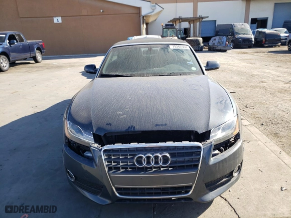 2010 Audi A5 Premium Plus with VIN WAULFAFH9AN012289, listed as a Copart auction lot 78282564 with 130,844 mi miles and Salvage Title. Bid and sale history available at carsss.com. Image 5.