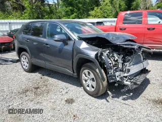 2025 Toyota RAV4 LE with VIN 2T3K1RFV0SC305544, listed as a Copart auction lot 51659605 with 2,246 mi miles and Salvage Title. Bid and sale history available at carsss.com. Image 4.