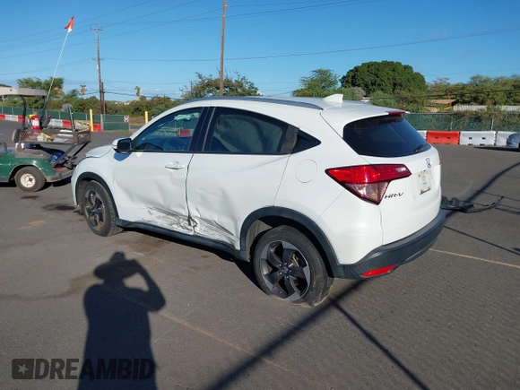 2018 Honda HR-V EX-L Navi with VIN 3CZRU5H73JM704258, listed as a IAAI auction lot 41347136 with 1 mi miles. Bid and sale history available at carsss.com. Image 3.