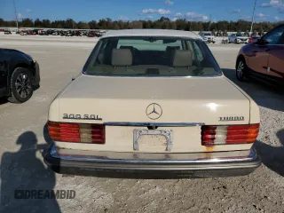 1987 Mercedes-Benz 300 300SDL with VIN WDBCB25D5HA307716, listed as a Copart auction lot 78031434 with 171,059 mi miles and Salvage Title. Bid and sale history available at carsss.com. Image 6.