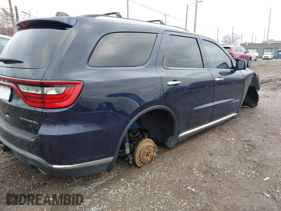 2014 Dodge Durango Citadel with VIN 1C4SDJET4EC543329, listed as a IAAI auction lot 41114870 with Not Provided miles and . Bid and sale history available at DreamBid. Image 4.