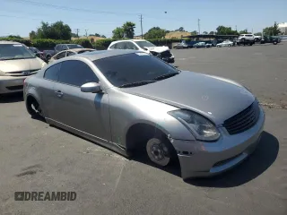 2007 Infiniti G35 with VIN JNKCV54E57M904025, listed as a Copart auction lot 55848595 with 120,134 mi miles and Salvage Title. Bid and sale history available at DreamBid. Image 4.