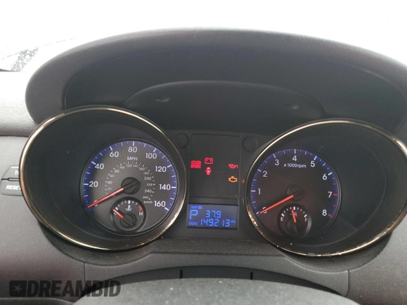 2011 Hyundai Genesis Coupe with VIN KMHHT6KDXBU056581, listed as a Copart auction lot 63156165 with 149,213 mi miles and Clean title. Bid and sale history available at DreamBid. Image 9.