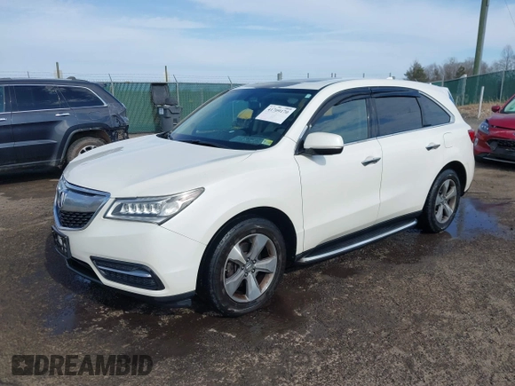 2014 Acura MDX with VIN 5FRYD3H22EB013340, listed as a IAAI auction lot 41709170 with 166,309 mi miles and . Bid and sale history available at DreamBid. Image 17.