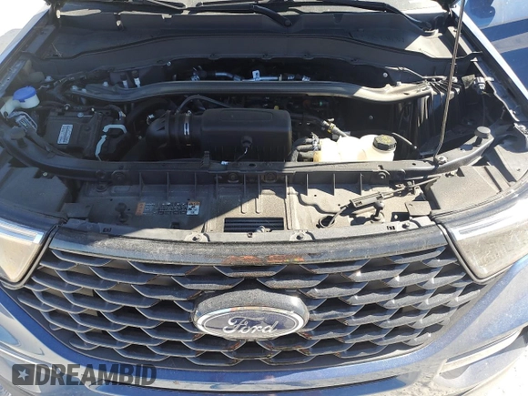 2022 Ford Explorer ST-Line with VIN 1FMSK7KH8NGB84628, listed as a Copart auction lot 82368324 with 19,977 mi miles and Salvage Title. Bid and sale history available at carsss.com. Image 12.