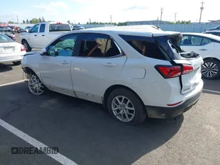 2024 Chevrolet Equinox LT with VIN 3GNAXUEG3RS215950, listed as a IAAI auction lot 42085571 with 24,145 mi miles and . Bid and sale history available at DreamBid. Image 3.