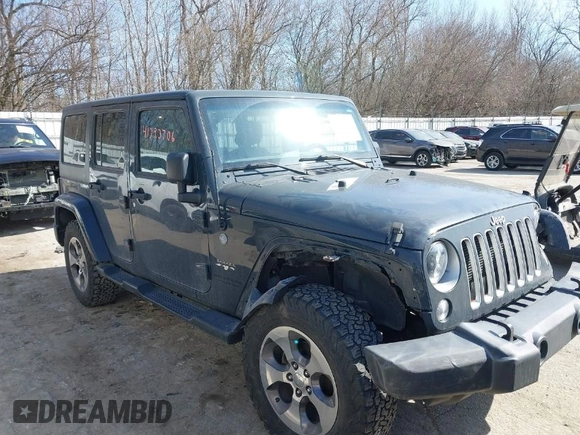 2016 Jeep Wrangler Unlimited 75th Anniversary with VIN 1C4BJWEG9GL250408, listed as a IAAI auction lot 41793706 with 102,436 mi miles. Bid and sale history available at carsss.com. Image 1.