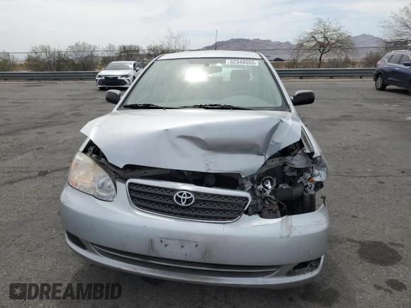 2008 Toyota Corolla CE with VIN 1NXBR32E48Z985122, listed as a Copart auction lot 52348555 with 71,860 mi miles and Salvage Title. Bid and sale history available at DreamBid. Image 5.