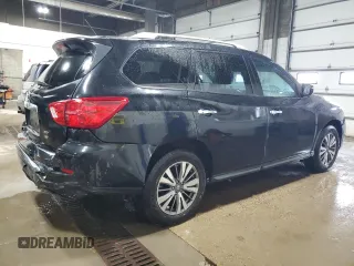 2017 Nissan Pathfinder SV with VIN 5N1DR2MM7HC662261, listed as a Copart auction lot 61438525 with 159,864 mi miles and Salvage title. Bid and sale history available at DreamBid. Image 3.