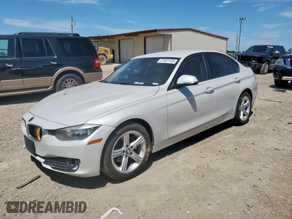 2015 BMW 3 Series 320i with VIN WBA3B1C5XFP831703, listed as a Copart auction lot 57561155 with 135,034 mi miles and Salvage title. Bid and sale history available at DreamBid. Image 1.