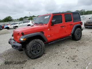 2019 Jeep Wrangler Unlimited Sport S z VIN 1C4HJXDN8KW590365, wystawiony jako Copart lot #63758985 z przebiegiem Nie podano mil oraz Szkoda całkowita • Salvage title. Historia ofert i sprzedaży dostępna na DreamBid. Obrazek 1.