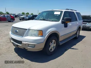 2006 Ford Expedition Eddie Bauer z VIN 1FMPU18556LA48170, wystawiony jako IAAI lot #42514246 z przebiegiem 254 046 mil mil oraz . Historia ofert i sprzedaży dostępna na DreamBid. Obrazek 2.