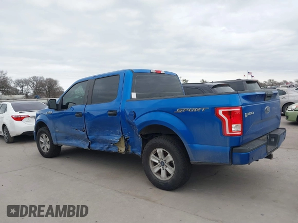 2015 Ford F-150 XL with VIN 1FTEW1CP2FKF15498, listed as a IAAI auction lot 41654196 with 103,200 mi miles. Bid and sale history available at carsss.com. Image 14.