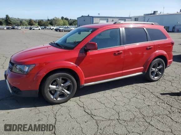 2015 Dodge Journey Crossroad with VIN 3C4PDCGB8FT595428, listed as a Copart auction lot 54228895 with 183,502 mi miles and Clean Title. Bid and sale history available at DreamBid. Image 1.